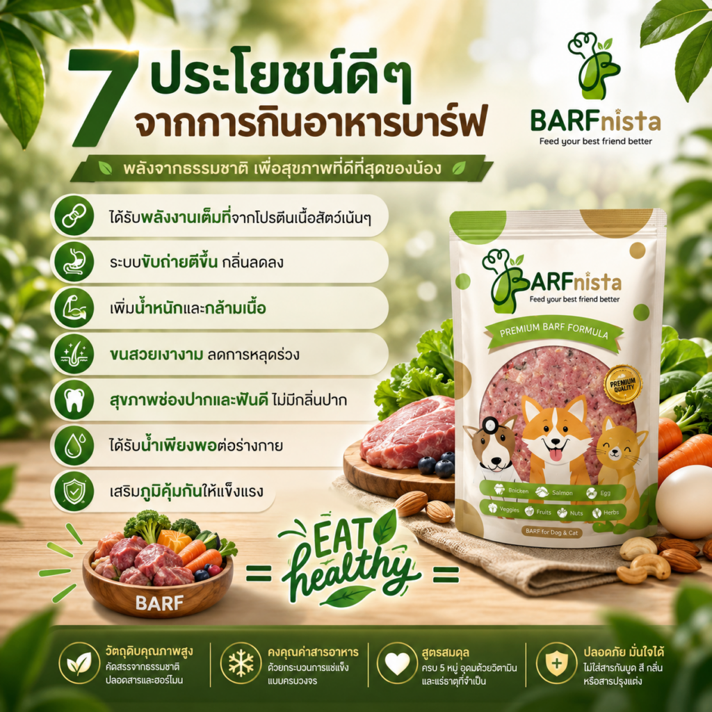 บาร์ฟแมว ของ BARFnista